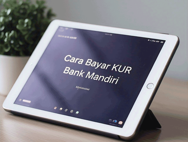 Cara Bayar KUR Mandiri
