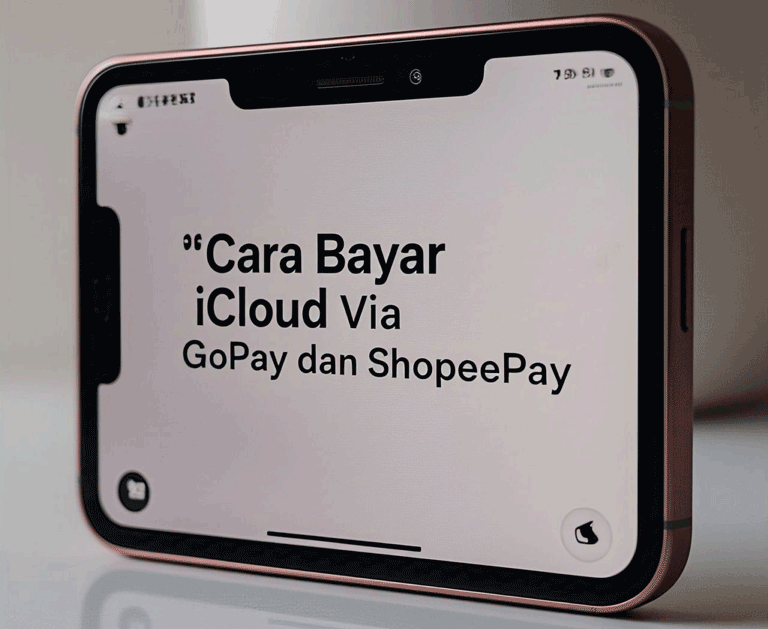 Cara Bayar iCloud di GoPay