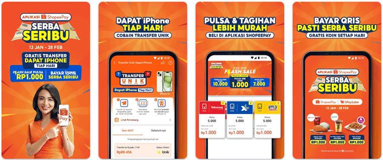 Cara Bayar iCloud di ShopeePay